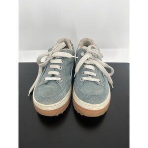 Vintage 90s Y2K AE Sport Blue Suede‎ Sneakers chunky Sole Women’s Size 8